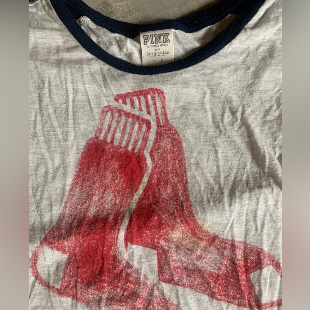 Y2K Victoria’s Secret “Pink” Boston Red Sox Graphic T-Shirt